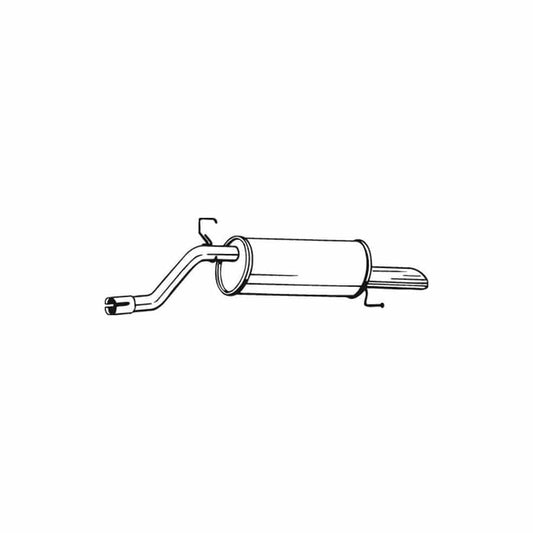 Bosal 185-689 Rear Silencer
