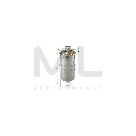 MANN-FILTER WK 853/4 Fuel filter In-Line Filter | ML Performance Car Parts