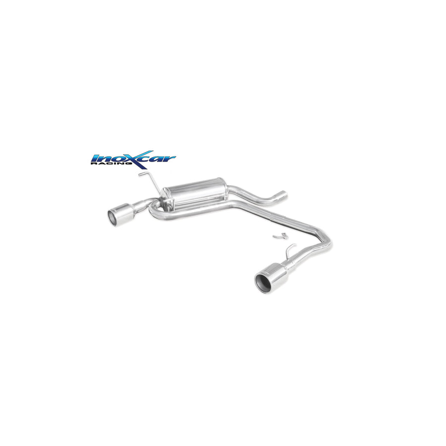 InoXcar TWPE.23.102 Peugeot 406 Stainless Steel Duplex Rear Exhaust | ML Performance UK Car Parts