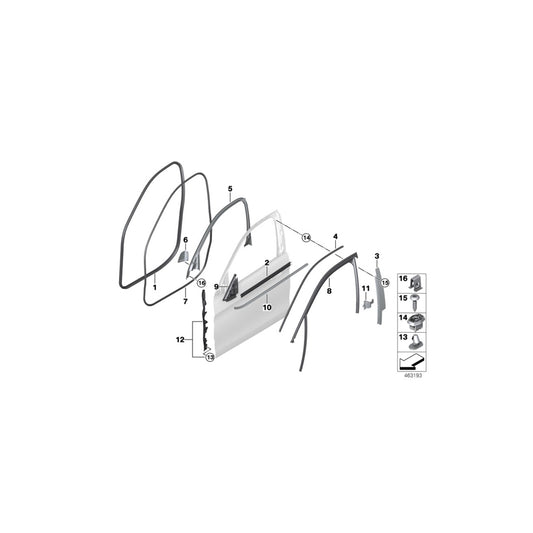 Genuine BMW 51417412266 Grid, Right HIFI (Inc. X6 28iX, X6 M & X6 35iX) | ML Performance UK