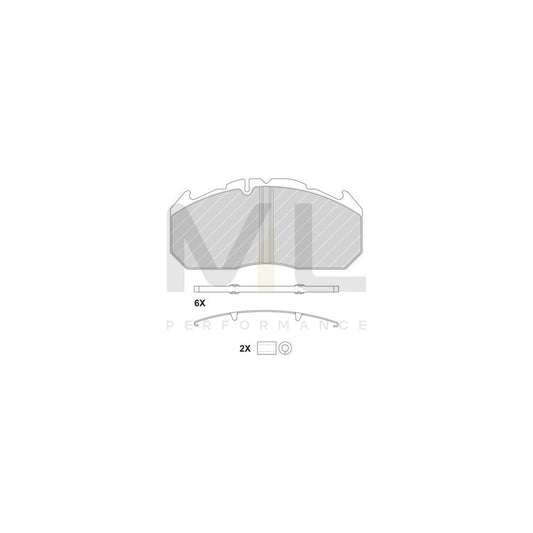 Ferodo Premier Fdb1509 Brake Pad Set For Audi A8 D2 (4D2, 4D8) Incl. Wear Warning Contact | ML Performance Car Parts