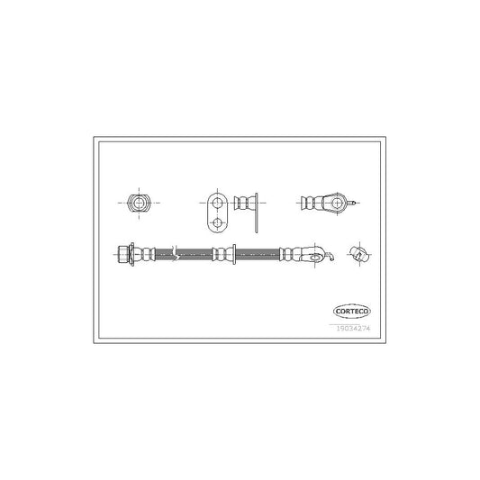 Corteco 19034274 Brake Hose | ML Performance UK