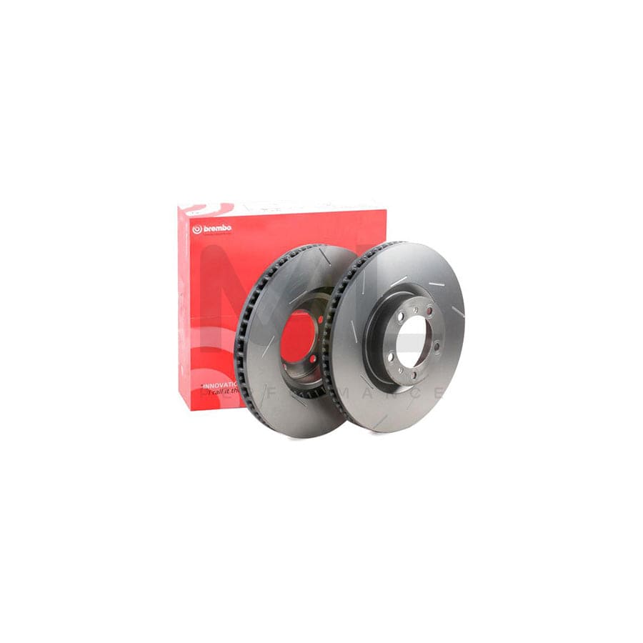 BREMBO 09.C549.21 Brake Disc for PORSCHE Panamera (970) Internally Vented, Slotted, Coated, High-carbon, with bolts/screws | ML Performance Car Parts