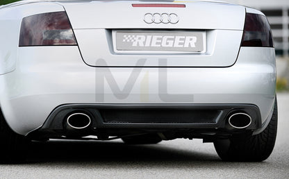 Rieger 00088076 Audi 8H A4 Rear Diffuser 2 | ML Performance UK Car Parts