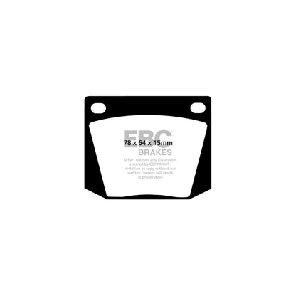 EBC DP3169C AC Trident Redstuff Front Brake Pads - Girling/TRW Caliper (Inc. Cobra, Clipper, Tycoon, Venturer) 2 | ML Performance UK Car Parts