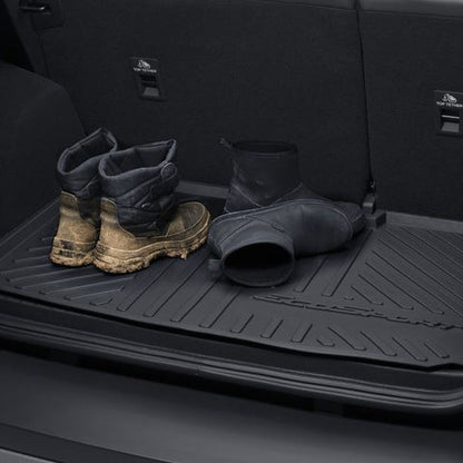 GENUINE FORD 2197235 ECOSPORT REAR RUBBER BOOT LINER LOADING MAT BLACK WITH LOGO 2017- ONWARDS | ML Performance UK