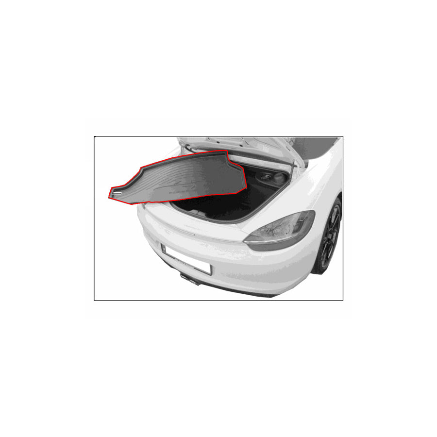 Genuine Porsche Luggage Compartment Liner, Rear Porsche 981 Boxster | ML Performance UK Car Parts