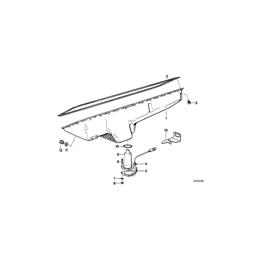 Genuine BMW 11131284140 E28 Oil Pan (Inc. 524td) | ML Performance UK Car Parts