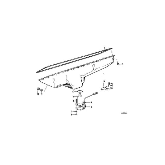 Genuine BMW 11131284140 E28 Oil Pan (Inc. 524td) | ML Performance UK Car Parts