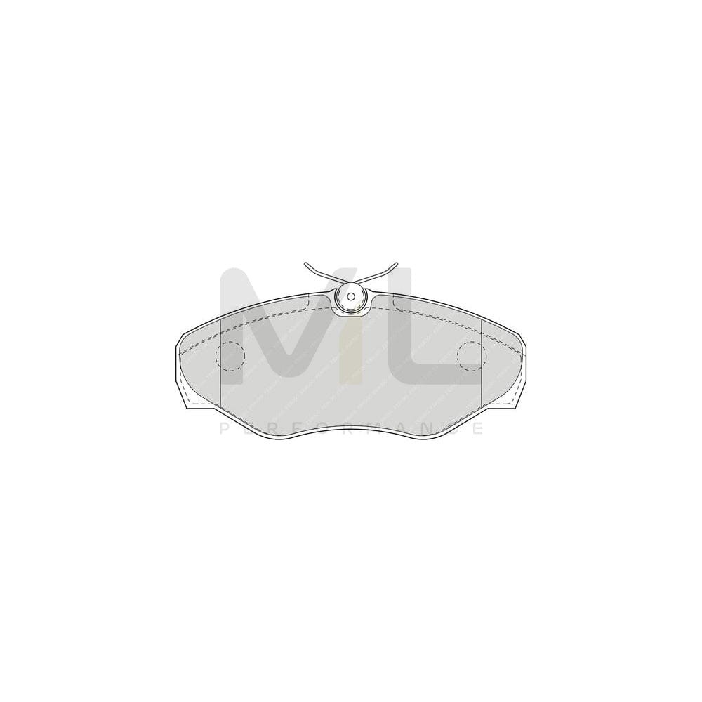 Ferodo Sl Fsl1773 Brake Pad Set Prepared For Wear Indicator, With Piston Clip | ML Performance Car Parts