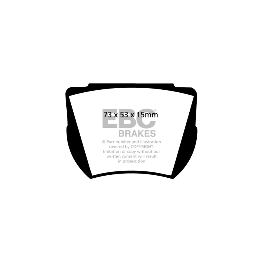 EBC PD01KF520 Ford Lotus Cortina Mk1 Greenstuff Front Brake Pad & Plain Disc Kit  2 | ML Performance UK Car Parts