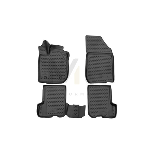 WALSER Tailored, XTR 75136 Floor mat set Elastomer, Front and Rear | ML Performance Car Parts