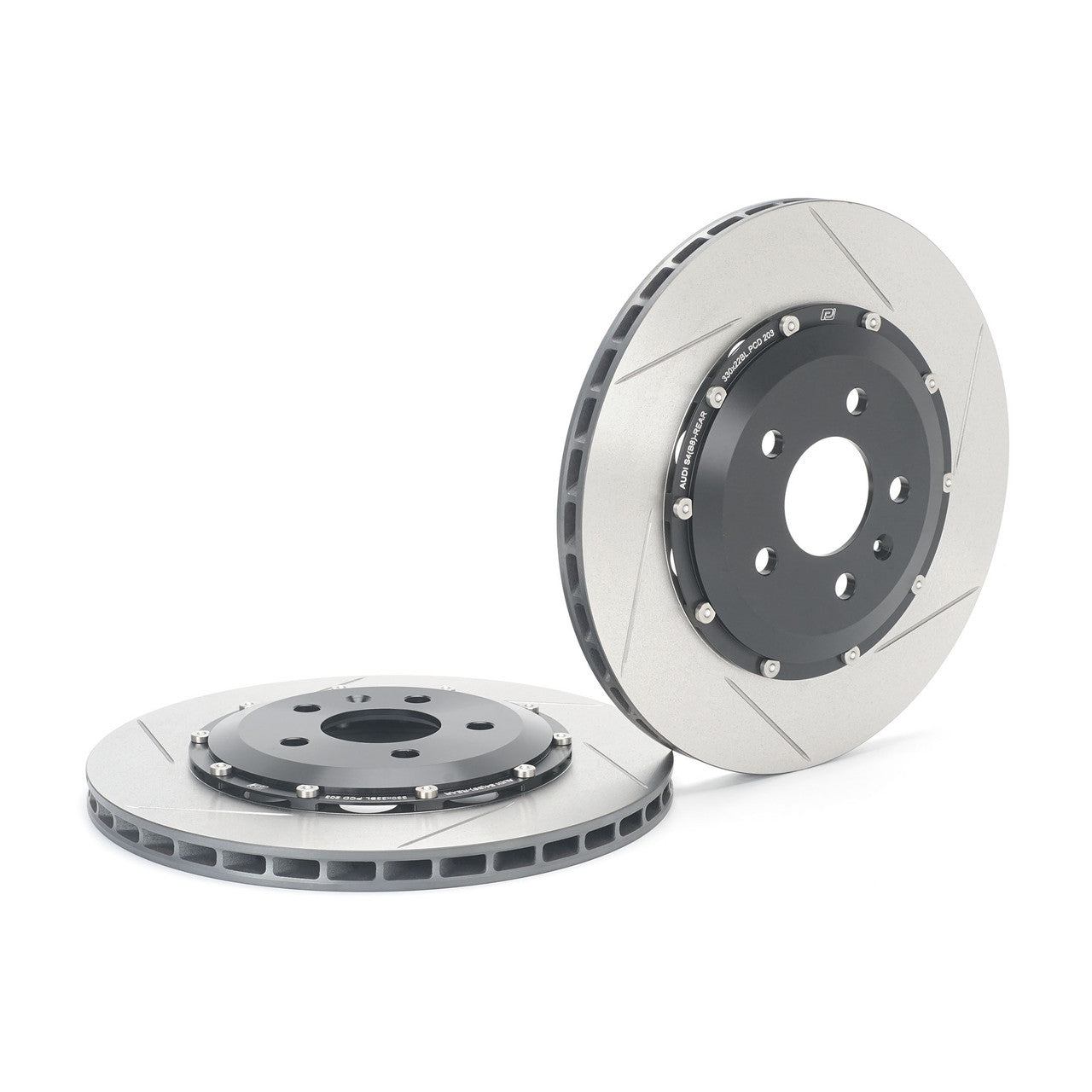 Paragon 2-Piece Brake Discs Rear Pair 330mm x 22mm (12.99" x 0.87") - Audi B8/B8.5 S4/S5