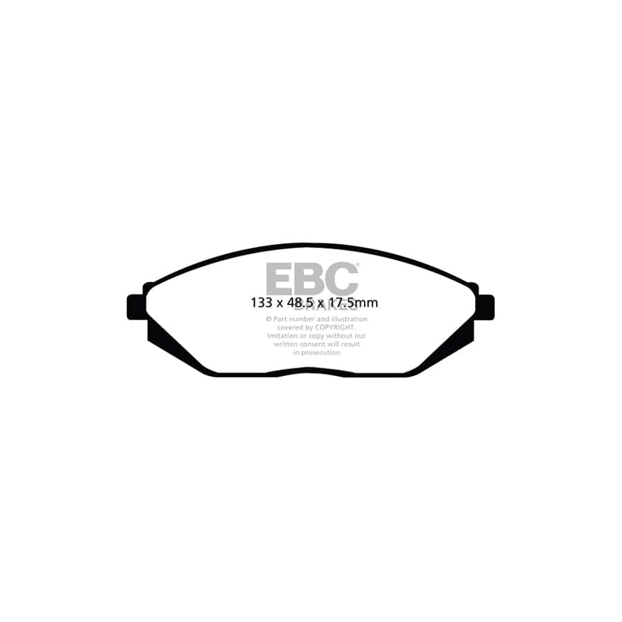 EBC PDKF367 Chevrolet Spark Ultimax Front Brake Pad & Plain Disc Kit 2 | ML Performance UK Car Parts