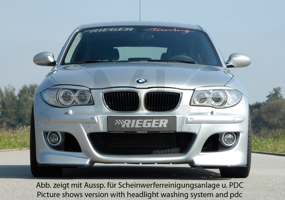 Rieger 00035015 BMW 1 Series E87 Front Bumper 5 | ML Performance UK Car Parts