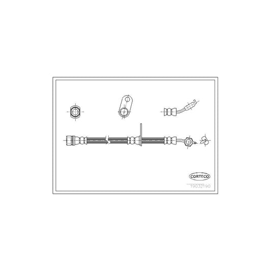 Corteco 19032190 Brake Hose | ML Performance UK