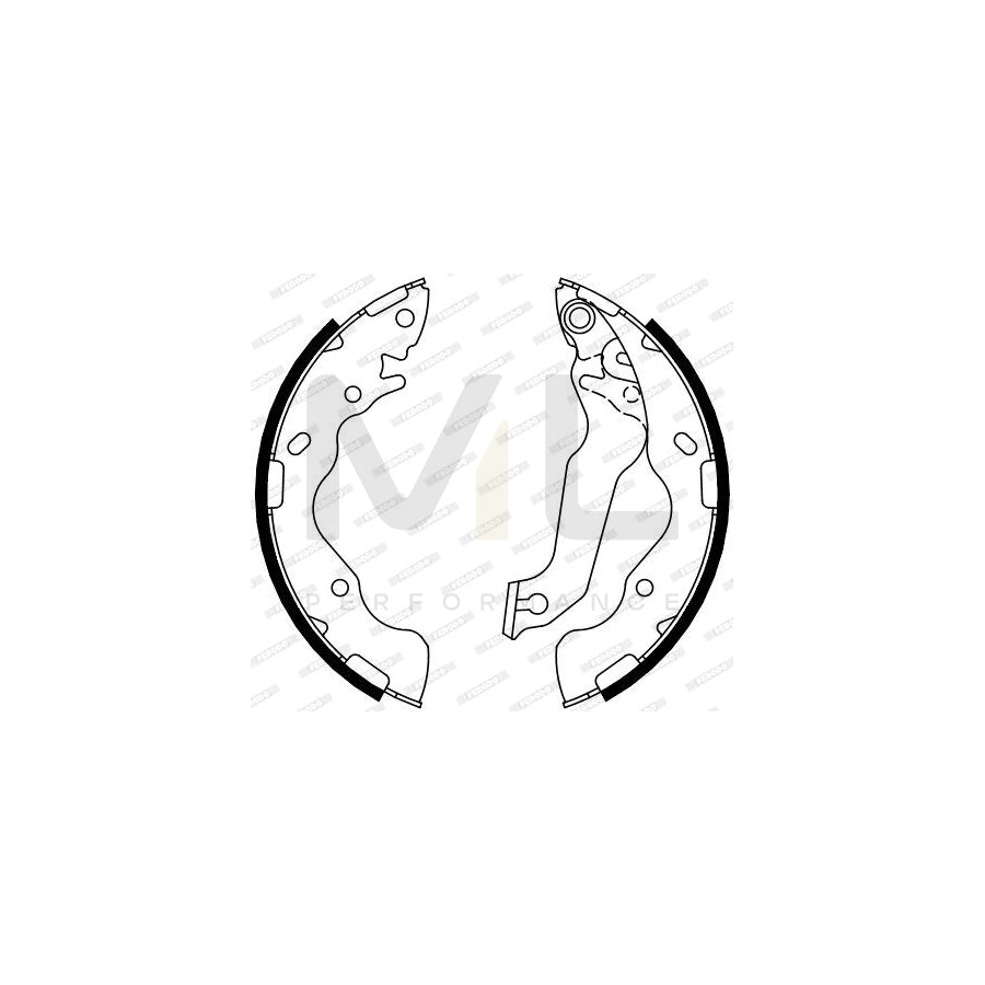 FERODO PREMIER FSB4098 Brake Shoe Set | ML Performance Car Parts