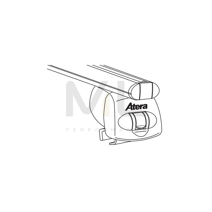 ATERA SIGNO 045241 Roof bars for BMW X1 (E84) for closed roof rails, 122 cm, 75 kg, Aluminium | ML Performance Car Parts