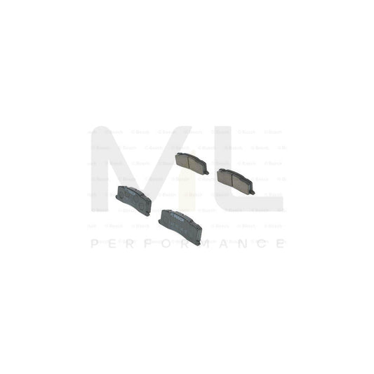 Bosch 0986461140 Brake Pad Set For Toyota Previa / Estima I (Xr10, Xr20) With Acoustic Wear Warning, With Anti-Squeak Plate BP589 | ML Performance Car Parts