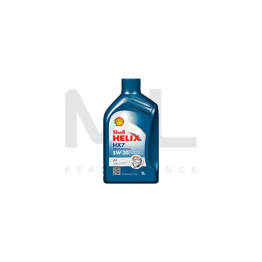 Shell Helix HX7 Professional AF Engine Oil - 5W-30 - 1Ltr Engine Oil ML Performance UK ML Car Parts