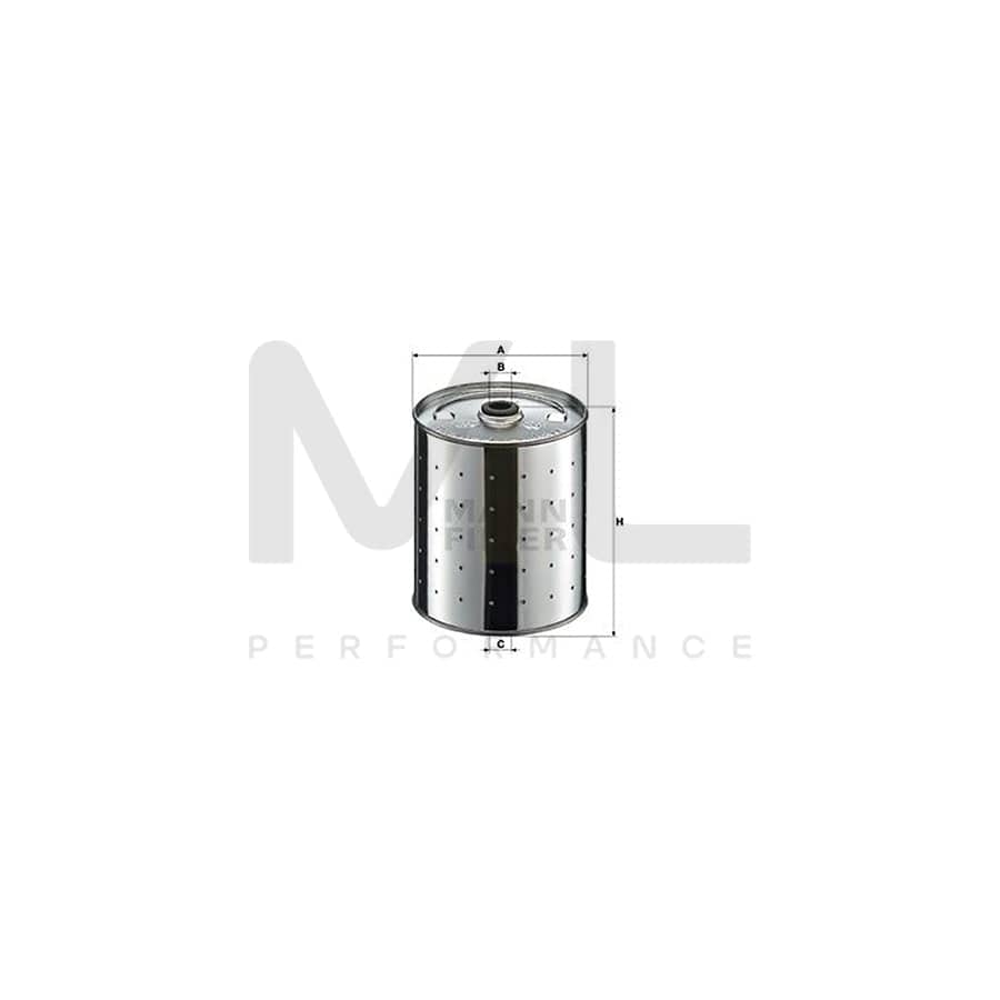 MANN-FILTER PF 1155 k Oil Filter with seal, Filter Insert | ML Performance Car Parts