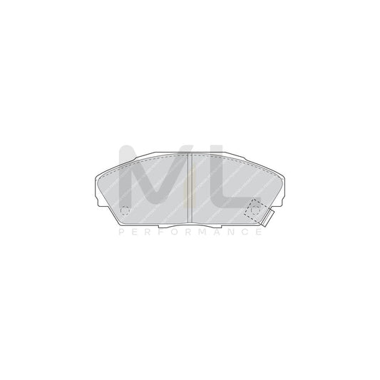 Ferodo Fsl541 Brake Pad Set Fuse+ Technology, Not Prepared For Wear Indicator | ML Performance Car Parts