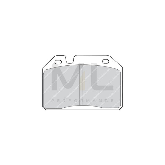 Ferodo Sl Fsl482 Brake Pad Set Not Prepared For Wear Indicator | ML Performance Car Parts