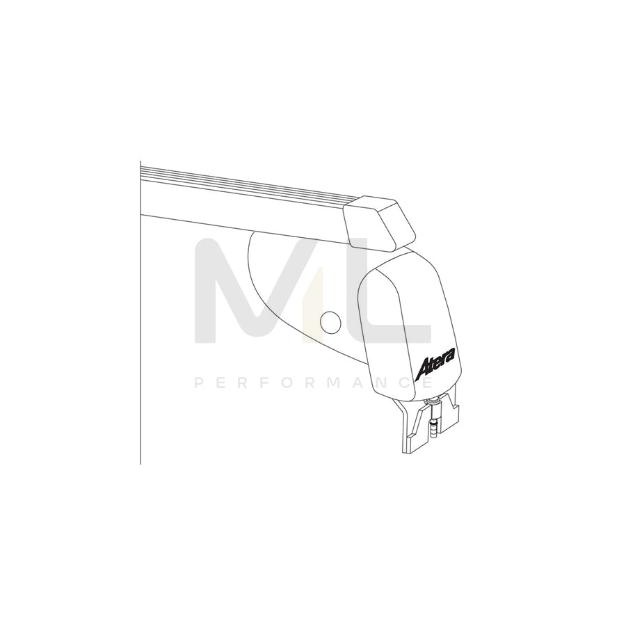 ATERA SIGNO 044184 Roof bars suitable for MERCEDES-BENZ CLS Coupe (C218) for cars without rails, 122 cm, 100 kg, Steel | ML Performance Car Parts