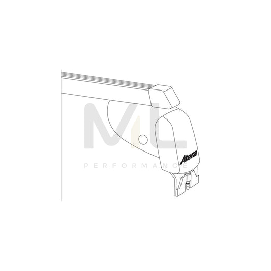 ATERA SIGNO 044184 Roof bars suitable for MERCEDES-BENZ CLS Coupe (C218) for cars without rails, 122 cm, 100 kg, Steel | ML Performance Car Parts