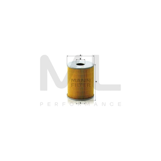 MANN-FILTER H 1034 Oil Filter Filter Insert | ML Performance Car Parts