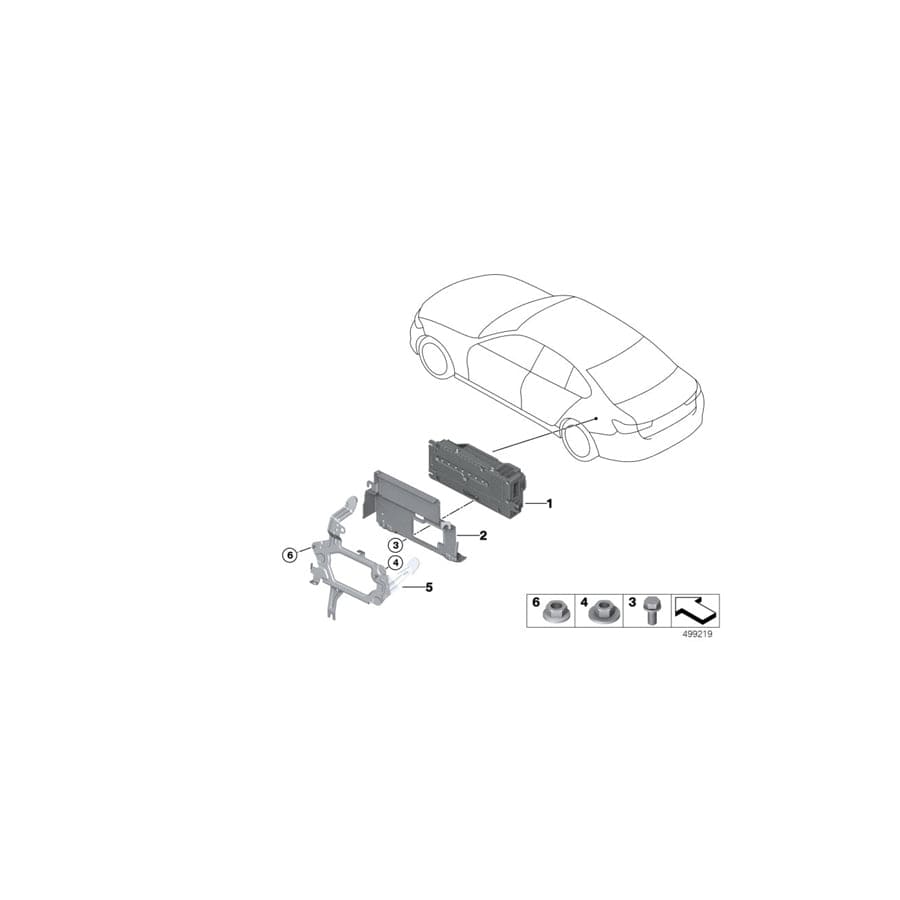 Genuine BMW 65159865516 G20 Holder Amplifier (Inc. 330i, 320dX & 320i) | ML Performance UK Car Parts