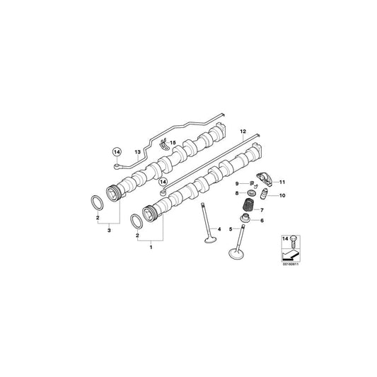 Genuine BMW 11127537056 E91 E92 E90 Oil Spray Tube, Output Side (Inc. 316i, 320i & 118i) | ML Performance UK Car Parts