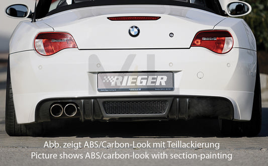 Rieger 00099856 BMW Z4 E85 Rear Diffuser 1 | ML Performance UK Car Parts