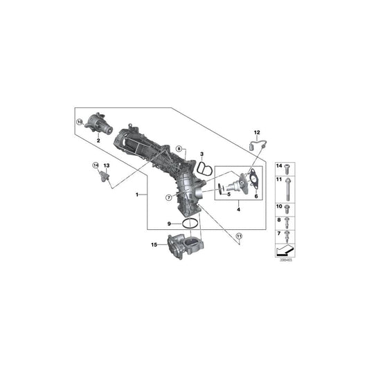 Genuine BMW 11618577082 Pipe (Inc. Cooper SD, Cooper SD ALL4 & Cooper D ALL4 1.6) | ML Performance UK Car Parts