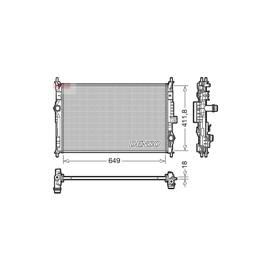 Denso DRM21103 Drm21103 Engine Radiator | ML Performance UK