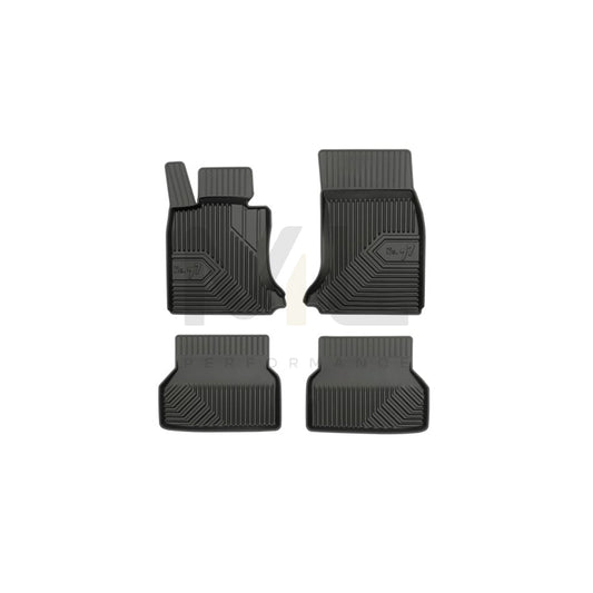 FROGUM Tailored 77407800 Floor mat set for BMW 5 Series Elastomer, Front and Rear, Quantity: 4, Black | ML Performance Car Parts