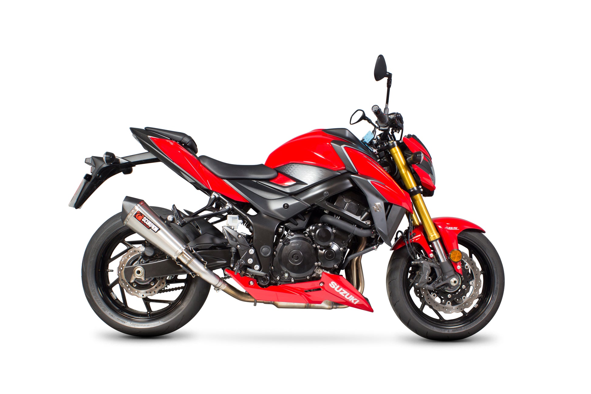 Scorpion RSI122SEO Suzuki GSX-S 750 Serket Taper Slip-On - Brushed Stainless Steel Sleeve | ML Performance UK UK