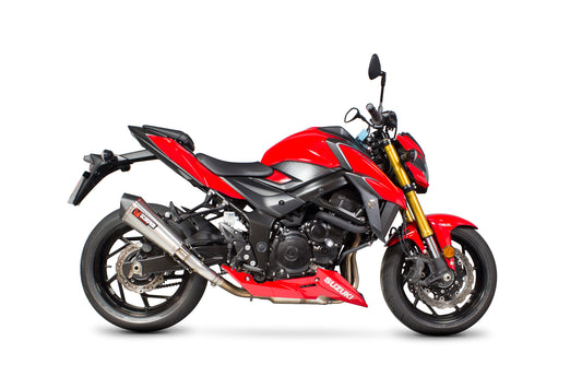 Scorpion RSI122SEO Suzuki GSX-S 750 Serket Taper Slip-On - Brushed Stainless Steel Sleeve | ML Performance UK UK