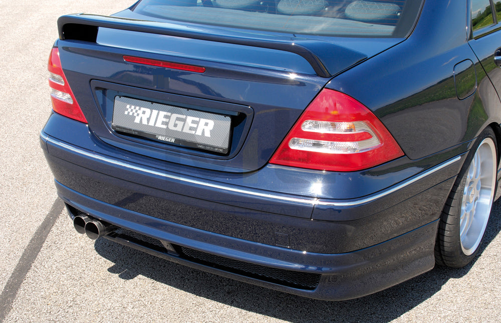 Rieger 00025107 Mercedes-Benz W203 C-Class Rear Diffuser 4 | ML Performance UK Car Parts