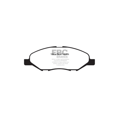 EBC DP21832 Nissan Greenstuff Front Brake Pads (Inc. Cube & Tiida) 2 | ML Performance UK Car Parts