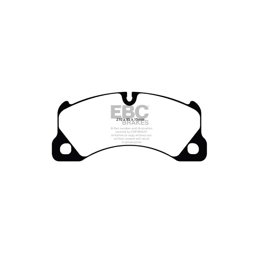 EBC PD04KF723 Porsche VW Cayenne Bluestuff Front Brake Pad & Plain Disc Kit - Brembo Caliper 2 | ML Performance UK Car Parts