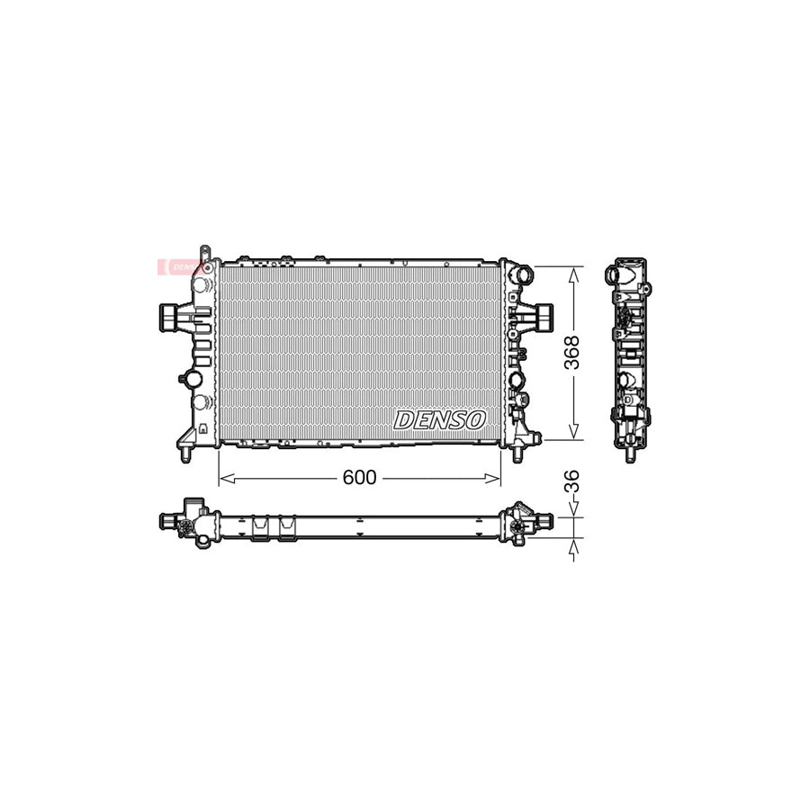 Denso DRM20112 Drm20112 Engine Radiator For Opel Astra | ML Performance UK