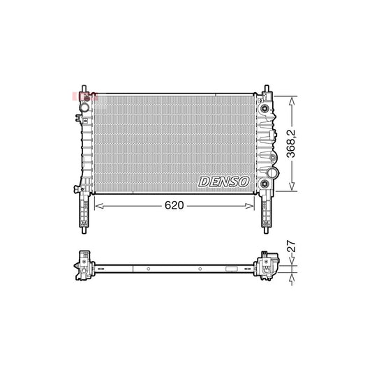 Denso DRM20119 Drm20119 Engine Radiator For Opel Mokka / Mokka X (J13) | ML Performance UK