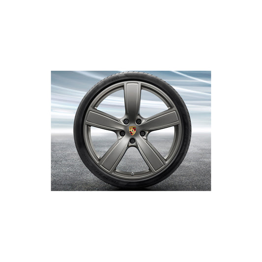 Genuine Porsche 22 Cayenne 'Sport Classic' Alloy Wheels & Summer Tyres Original Porsche | ML Performance UK Car Parts