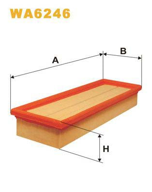 WIX Filters WA6246 Air Filter
