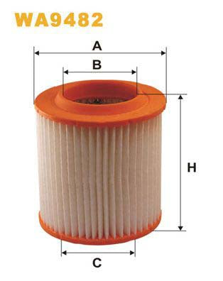 WIX Filters WA9482 Air Filter For Audi A8 D3 (4E2, 4E8)