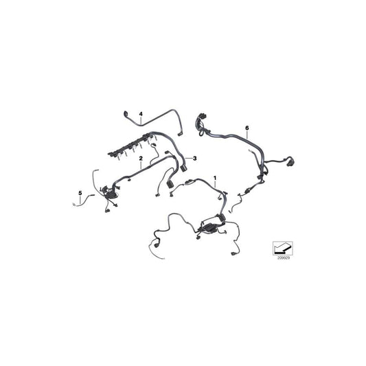 Genuine BMW 12517620554 F30 Wiring Harness, Eng. Sensoric Module 2 (Inc. 335i) | ML Performance UK Car Parts