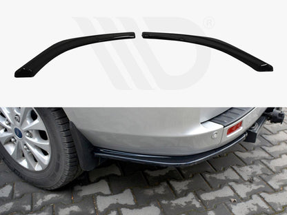 Maxton Design FO-TRC-1F-RSD1T Rear Side Splitters Ford Transit Custom MK 1 Facelift (2018-up) | ML Performance UK Car Parts