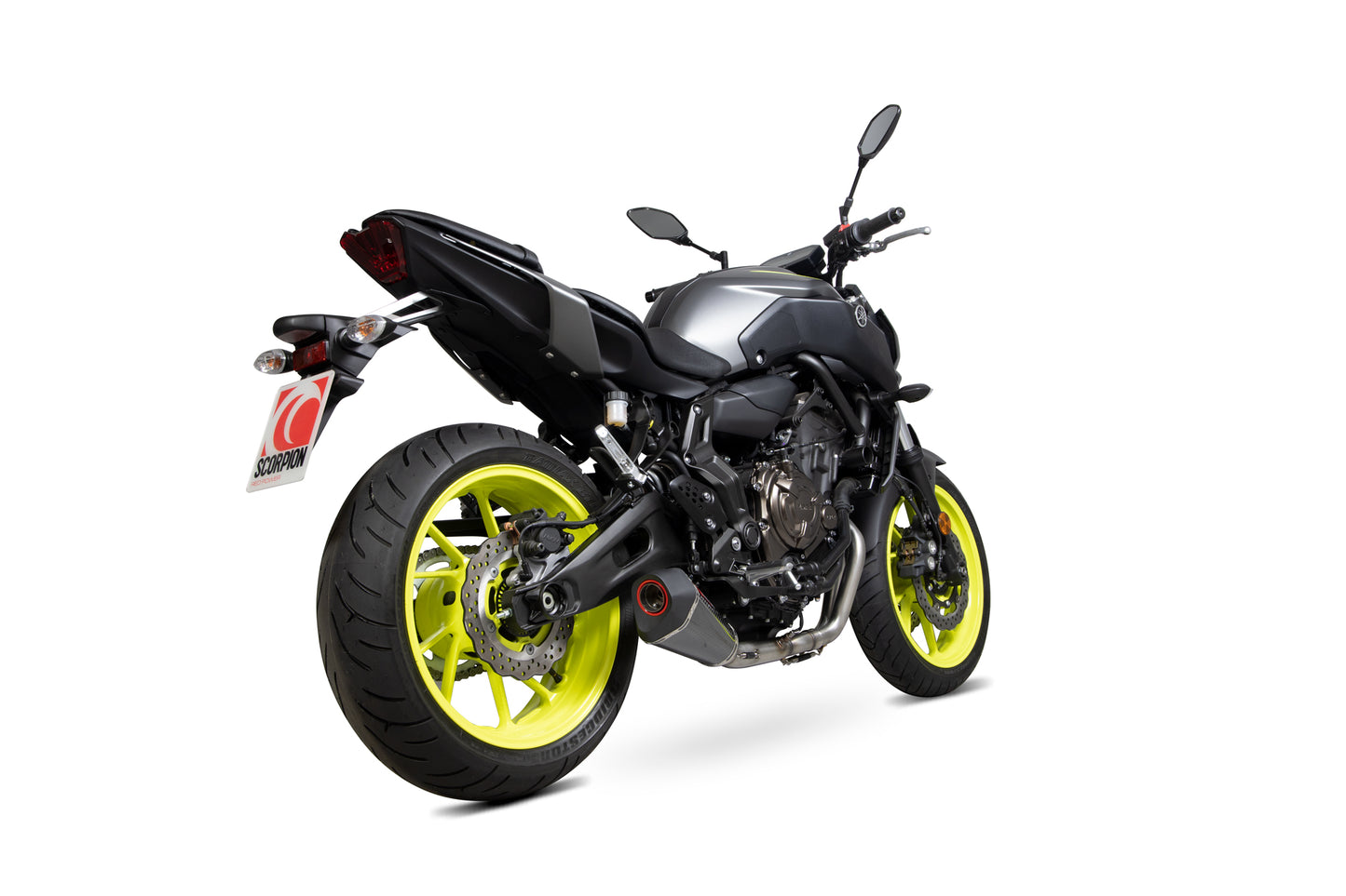 Scorpion RYA112SYSCEO Yamaha MT-07 Serket Taper De-Cat Race Full System - Carbon Fibre Sleeve | ML Performance UK UK