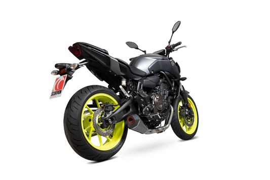 Scorpion RYA112SYSCEO Yamaha MT-07 Serket Taper De-Cat Race Full System - Carbon Fibre Sleeve | ML Performance UK UK